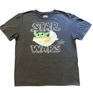 Mad Engine Star Wars The Mandalorian Baby Yoda Grogu Graphic Tee | XL